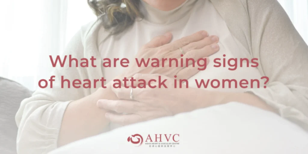 Heart attack symptoms in Women